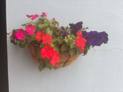 Half Moon Flower Baskets