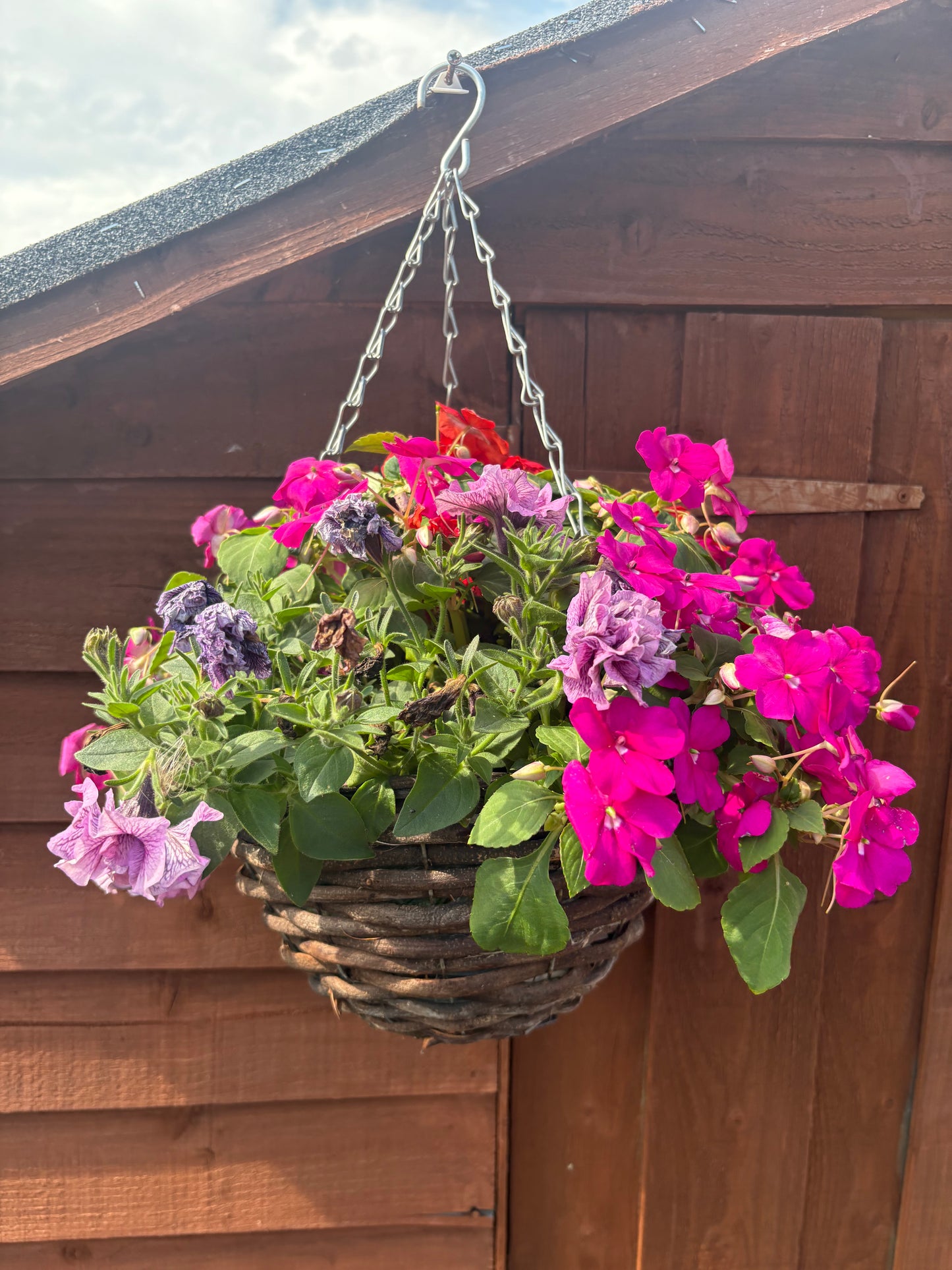 Flower Chain Baskets